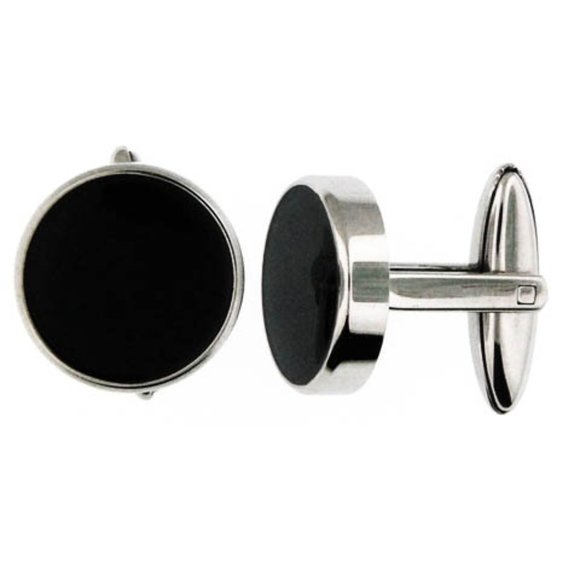 2 FOR $60! Men's Sombria Stainless Steel Cufflinks - Picture 1 of 2